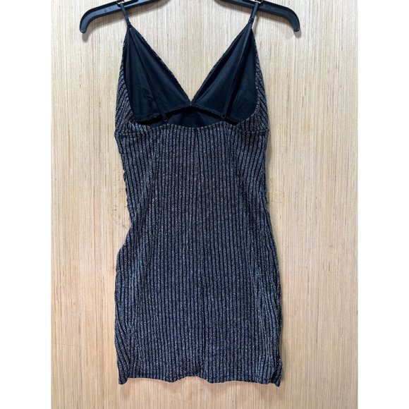 FOREVER 21 - Women's Stretch Dress with Straps - Black - Small - Picture 2 of 13